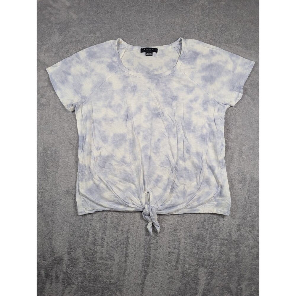 Sanctuary Anthropologie Top Womens Size Large Tie Dye Festival Boho Front Tie